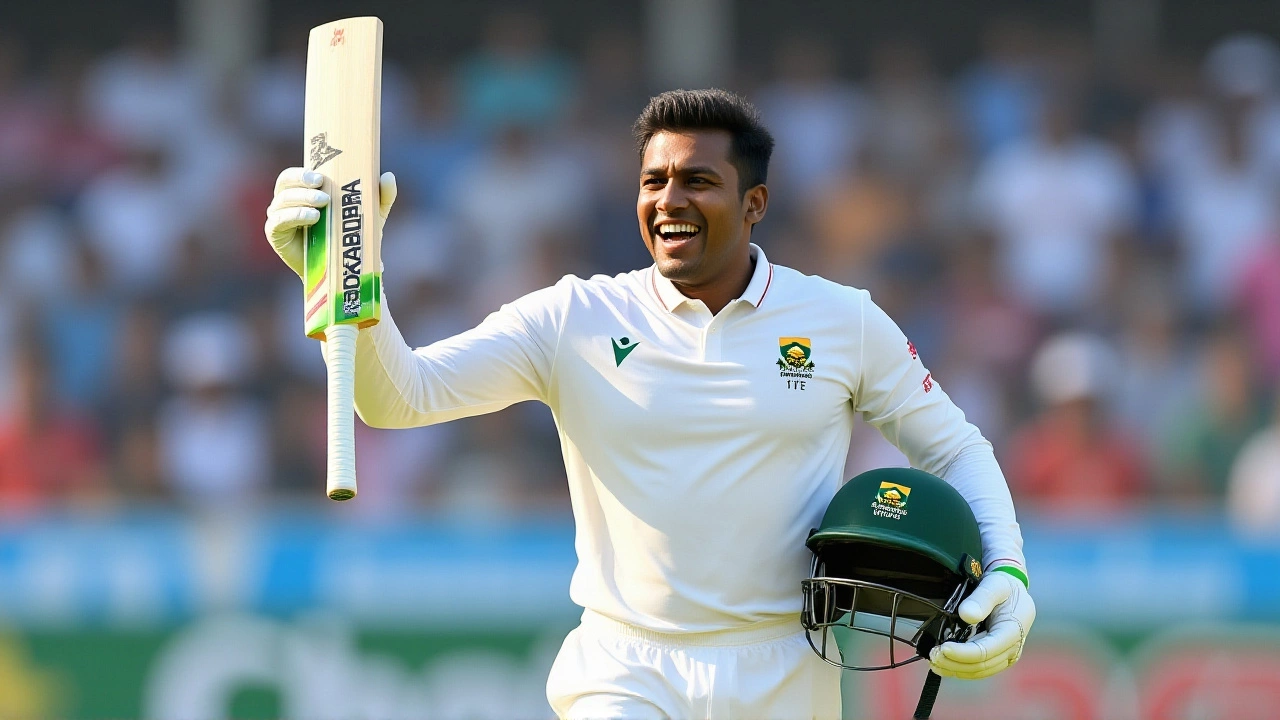 Muthusamy's Maiden Century and Jansen's 93 Put South Africa Dominant Against India in Guwahati