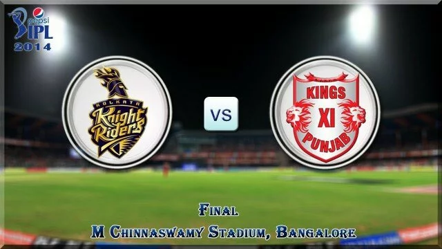 Live – Pepsi IPL 2014 – KKR vs KXIP, Final Match (IN-SUB)