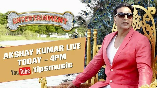 Watch Akshay Kumar Entertain You Live, Today @ 4pm | Entertainment