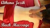 Swedish Back Massage For Relaxation and Stress Relief Technique, ASMR Athena Jezik