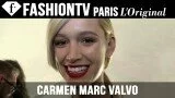 Carmen Marc Valvo Hair & Makeup | New York Fashion Week NYFW Spring/Summer 2015 | FashionTV