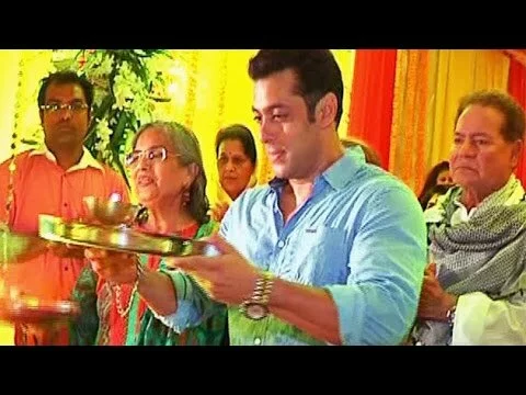 Salman Attends Ganapati Celebration Despite Not Being In Mumbai